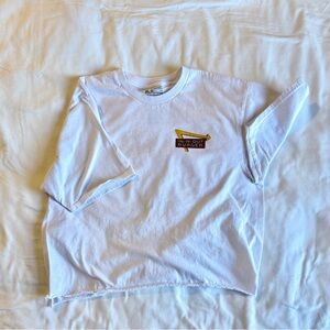 In-N-Out white crop top 75th anniversary
